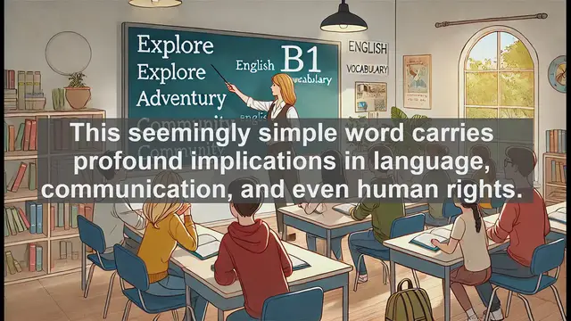 Video thumbnail for 2500 Must Know CEFR B1 Vocabulary - Understanding 'Speech': A B1 English Language Exploration