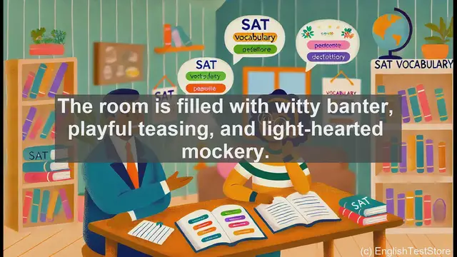 Video thumbnail for 5000 Must Know SAT Vocabulary - Persiflage: The Art of Witty Banter