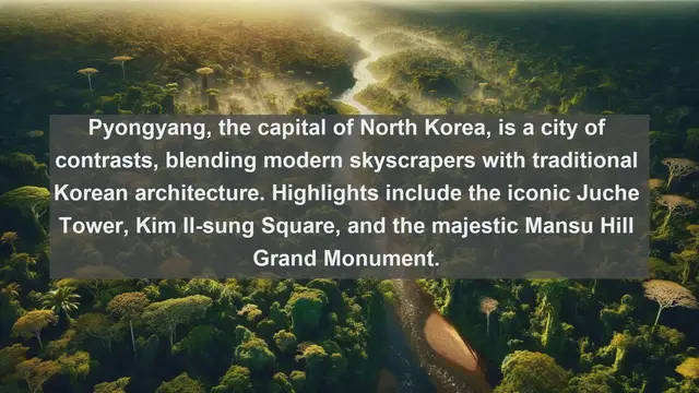 Video thumbnail for Discovering Hidden Gems: Top 10 Beautiful Cities in North Korea