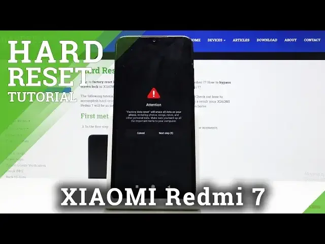 'Video thumbnail for How to Perform Hard Reset on XIAOMI Redmi 7'