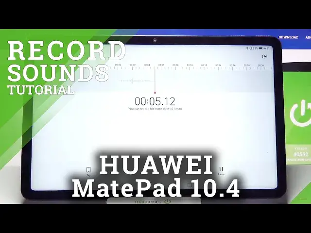 Video thumbnail for How to Record Sounds in HUAWEI MatePad 10.4 – Find Voice Recorder