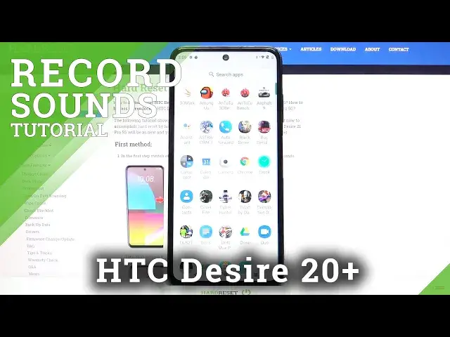 'Video thumbnail for Voice Recorder App on HTC Desire 21 Pro – Record Sound & Voice'