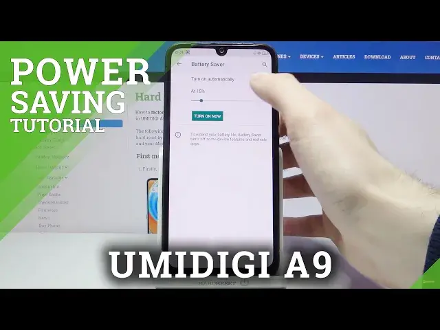 'Video thumbnail for How to Turn On / Off Power Saving Mode in UMIDIGI A9 – Find Battery Saver'