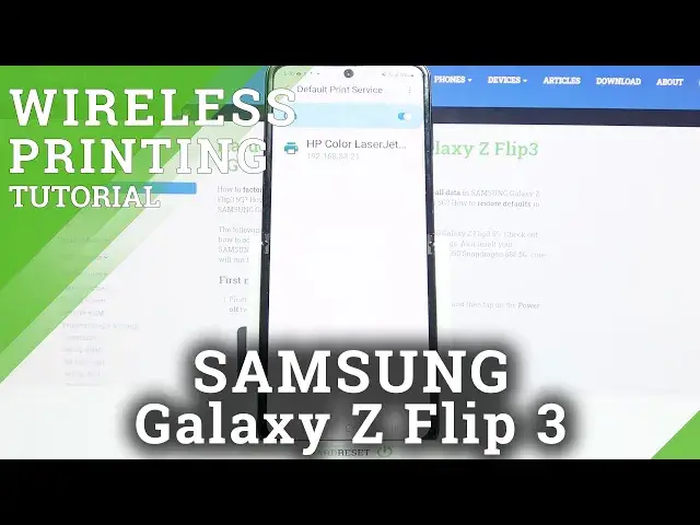 'Video thumbnail for How to Connect Printer on SAMSUNG Galaxy Z Flip 3 – Use Wireless Printing'