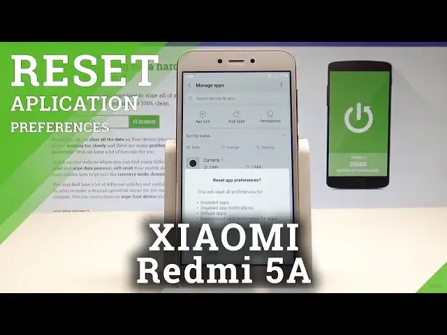 Video thumbnail for How to Reset App Preferences on XIAOMI Redmi 5A - Restore Apps Defaults |HardReset.Info