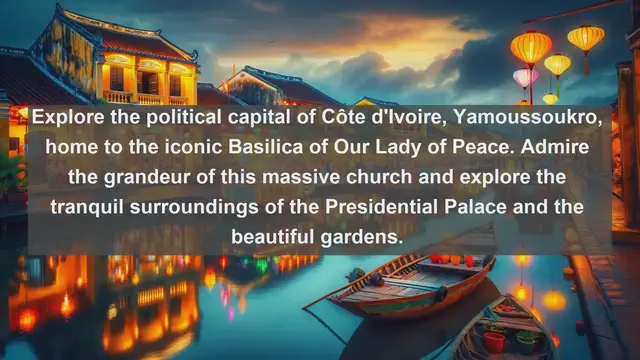 Video thumbnail for Unveiling Beauty: Top 10 Stunning Cities in Côte d'Ivoire
