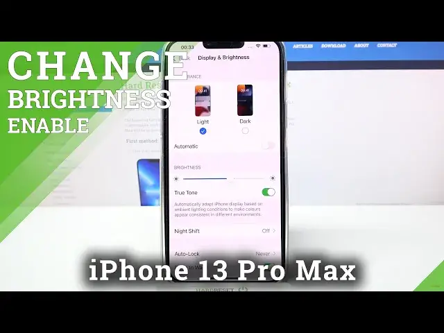 Video thumbnail for How to Turn On Auto-Brightness on iPhone 13 Pro Max - Activate Automatic Display Brightness