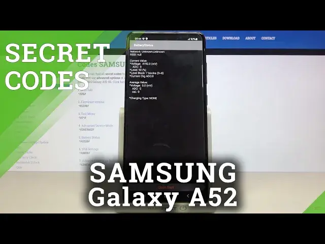 Video thumbnail for Secret Codes for SAMSUNG Galaxy A52 – Testing Mode / IMEI Status