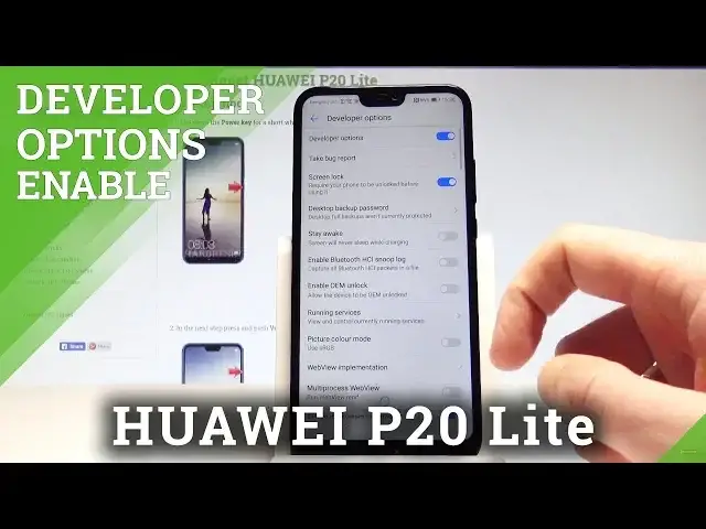 'Video thumbnail for How to Enter Developer Options in HUAWEI P20 Lite - USB Debugging & OEM Unlocking |HardReset.Info'