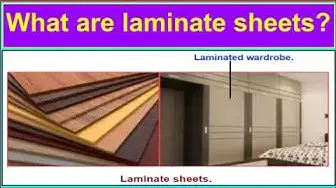 Video thumbnail for What are laminate sheets?