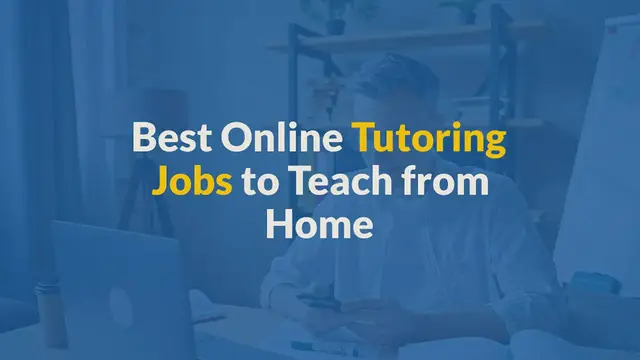 Video thumbnail for 10 Best Online Tutoring Jobs To Teach From Home