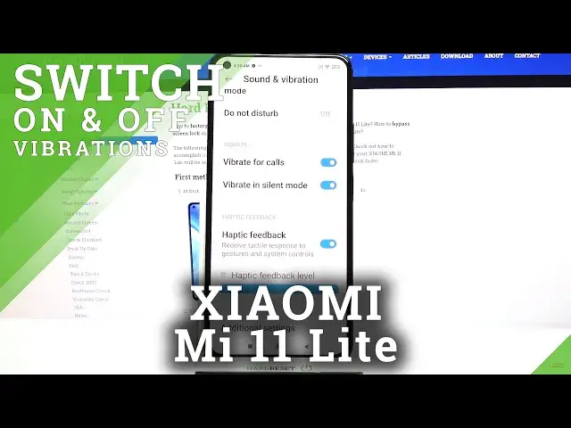 'Video thumbnail for How to Change Vibration Settings on XIAOMI MI 11 Lite – Manage Vibrations'
