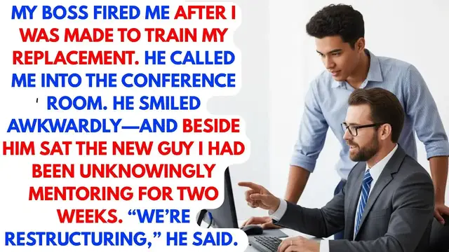 'Video thumbnail for My Boss Fired Me A Day After I Was Made to Train My Replacement. I Didn't Protest. I Left'