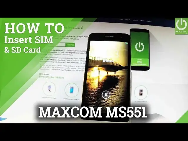 'Video thumbnail for How to Insert SIM and SD in MAXCOM MS551 - SIM & SD Slot'