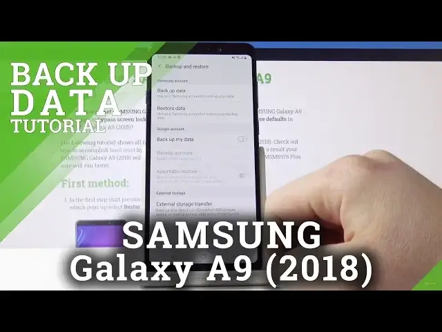 Video thumbnail for How to Enable Google Backup in SAMSUNG Galaxy A9 (2018) – Create Google Account