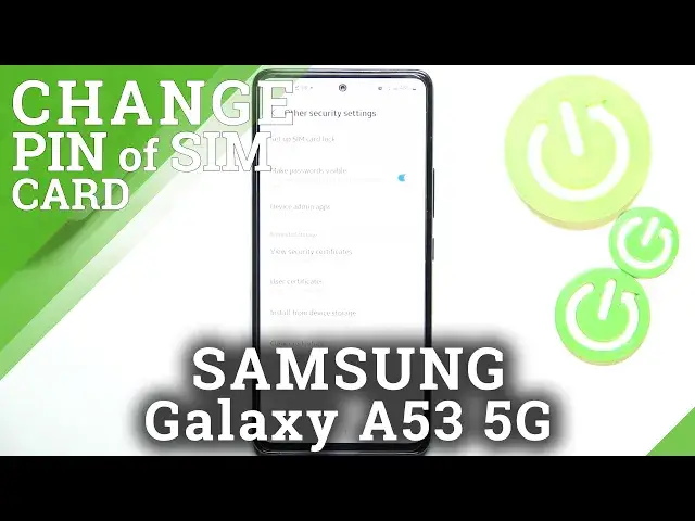 'Video thumbnail for How to Change SIM Card PIN Code on SAMSUNG Galaxy A53 5G'