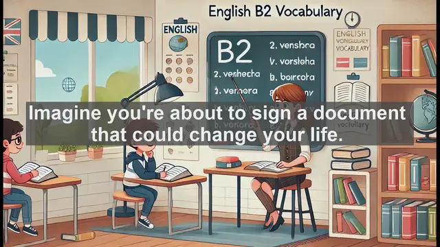 Video thumbnail for 1500 Must Know CEFR B2 Vocabulary - Understanding 'Contract': A Key Word for B2 English Proficiency