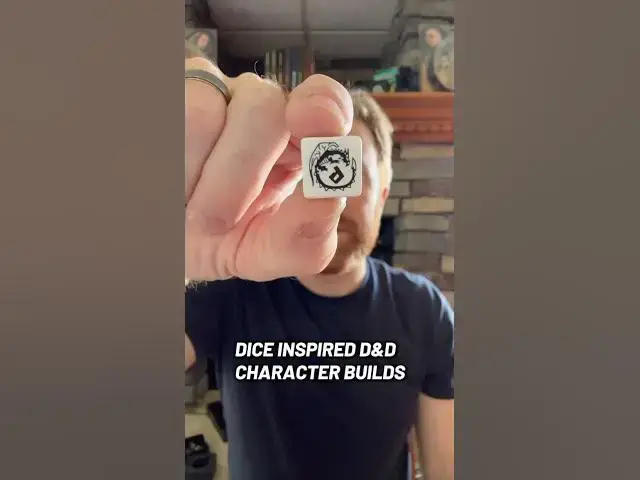'Video thumbnail for Dice-inspired DnD character build: these cool white dragon dice!'