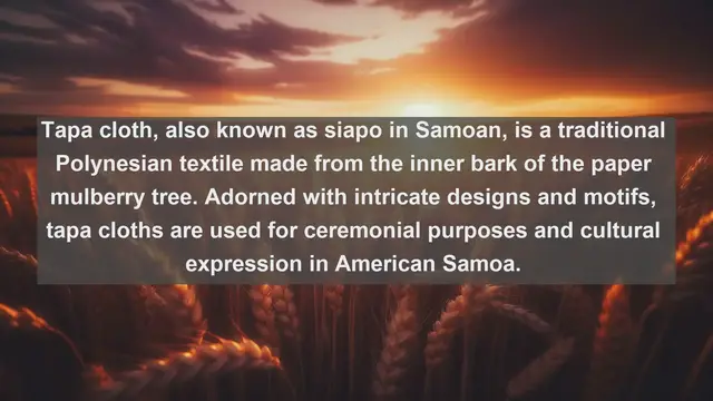 Video thumbnail for Unveiling American Samoa's Artistic Treasures: Top 10 Masterpieces