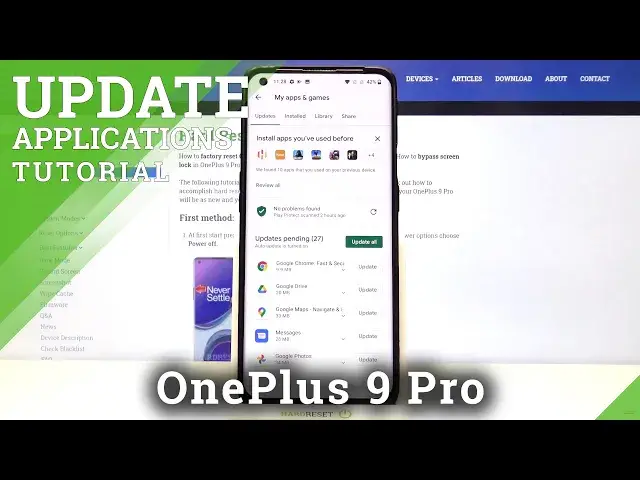 'Video thumbnail for How to Update Apps in OnePlus 9 Pro – Download Latest App Version'