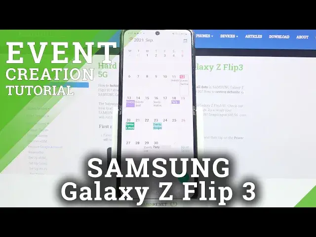 'Video thumbnail for How to Add Event to Calendar on SAMSUNG Galaxy Z Flip 3- Set Reminder Notification'