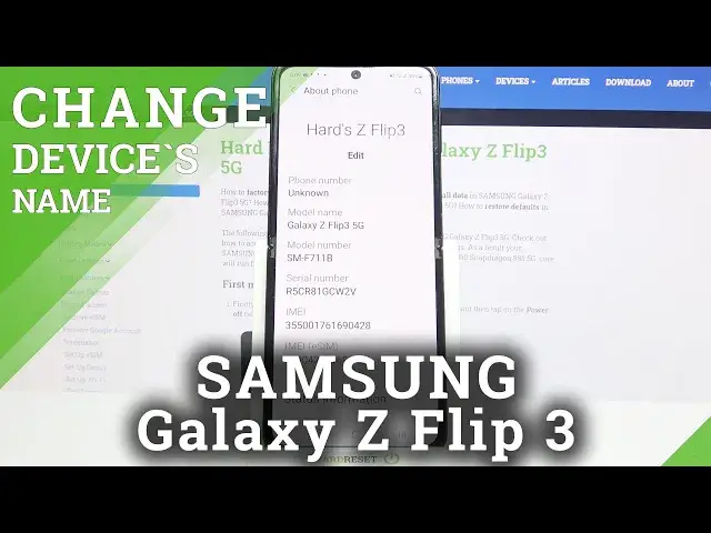 'Video thumbnail for How to Change Device Name on SAMSUNG Galaxy Z Flip 3 – Rename'