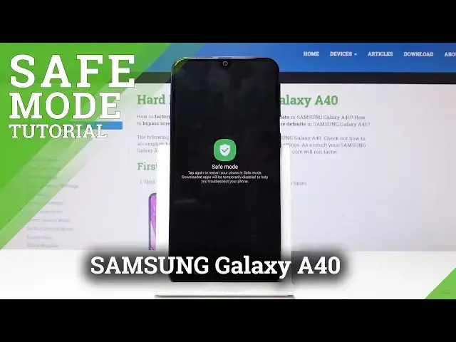 'Video thumbnail for How to Activate Safe Mode in SAMSUNG Galaxy A40 - Enter / Quit Safe Mode'