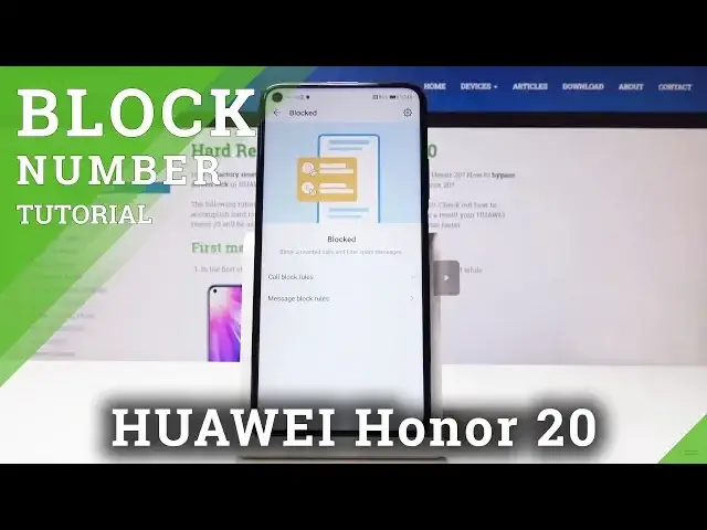 'Video thumbnail for How to Block Number in Honor 20 - Add Number to Blacklist'