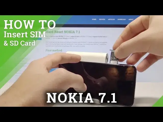 'Video thumbnail for How to Insert SIM & SD in NOKIA 7.1 - Install SIM and SD Card'