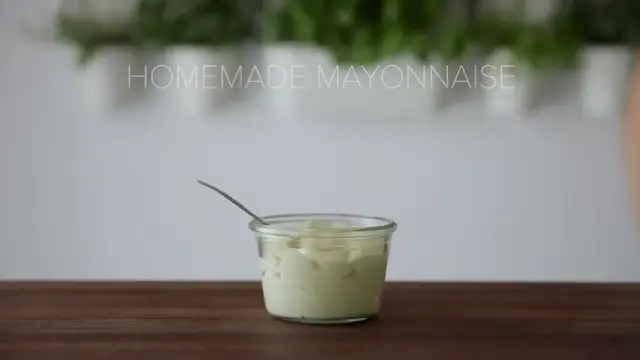 'Video thumbnail for HOW TO MAKE MAYONNAISE _ easy mayo recipe with stick blender(720P_HD)'