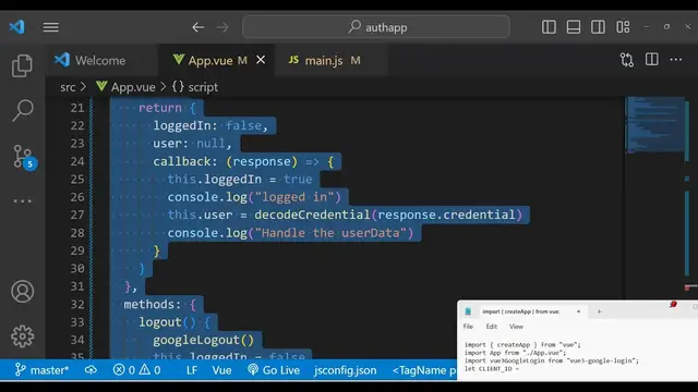 Video thumbnail for Javascript OAuth2 One Tap Auto Google Login & Logout Project Using JWT & Google Identity Services