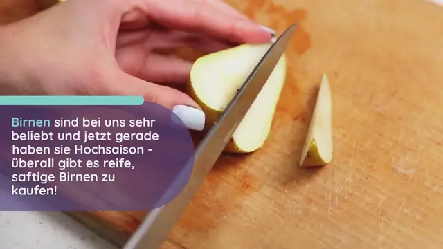 Video thumbnail for Vegane Birnen-Muffins ohne Zucker