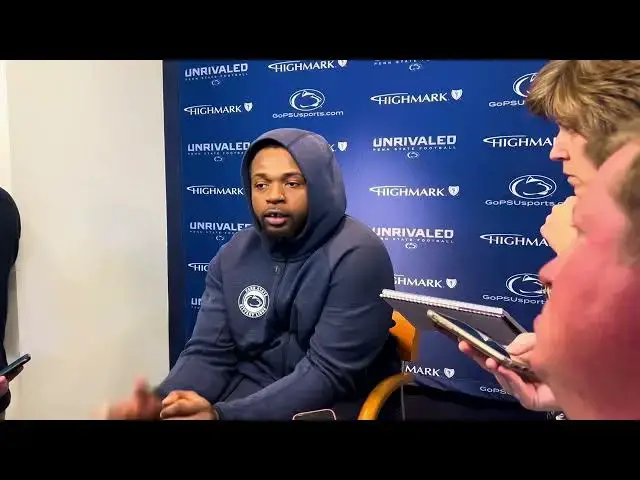 Video thumbnail for Penn State football: OL Sal Wormley explains offensive woes against Ohio State