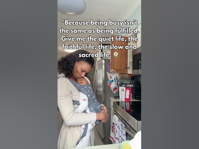 Video thumbnail for The Slow and Sacred Life #motherhood #momlife