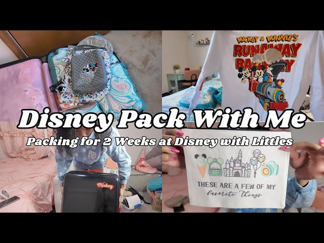 Video thumbnail for Ultimate Disney Pack With Me for 2 Weeks: Family of 4 Packing Guide & Outfit Inspo