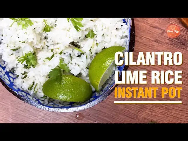 'Video thumbnail for Easy Instant Pot Cilantro Lime Rice – Ready in Minutes! #veganrecipes #vegetarianrecipes'