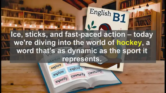 Video thumbnail for 2500 Must Know CEFR B1 Vocabulary - Hockey: From Ice Rinks to English Tests