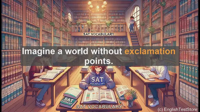 Video thumbnail for 5000 Must Know SAT Vocabulary - Understanding 'Exclamation': A Key SAT Vocabulary Word