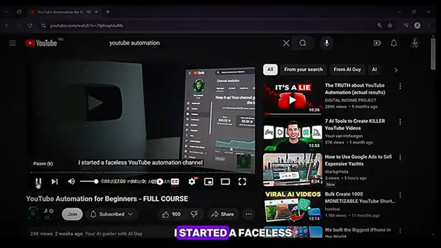 Video thumbnail for Make Viral MONETIZABLE AI YouTube Videos ($500weekly)