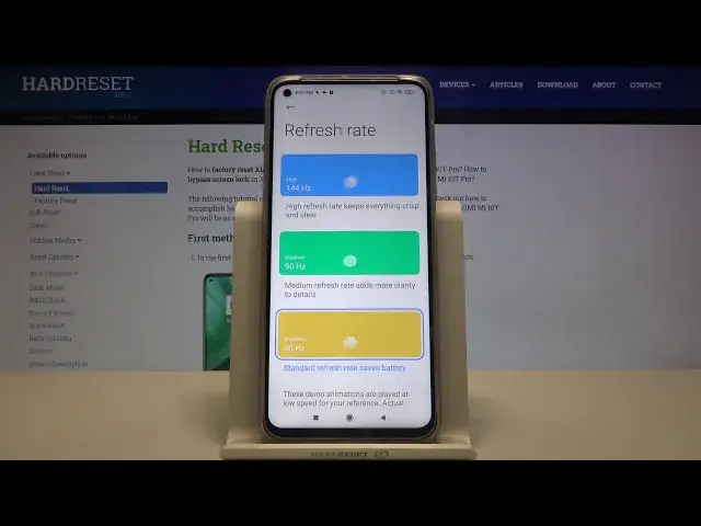 'Video thumbnail for How to Change Display Refresh Rate in XIAOMI Mi 10T Pro'