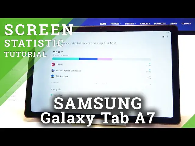 Video thumbnail for How to Show Total Screen Time in SAMSUNG Galaxy Tab A7 2020 – Find Total Screen Time Stats