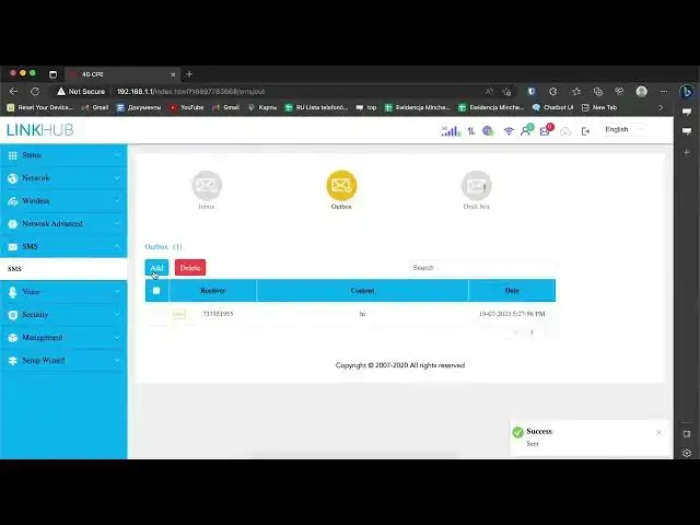 'Video thumbnail for How To Send & Receive SMS On Alcatel LinkHub LTE Cat4'