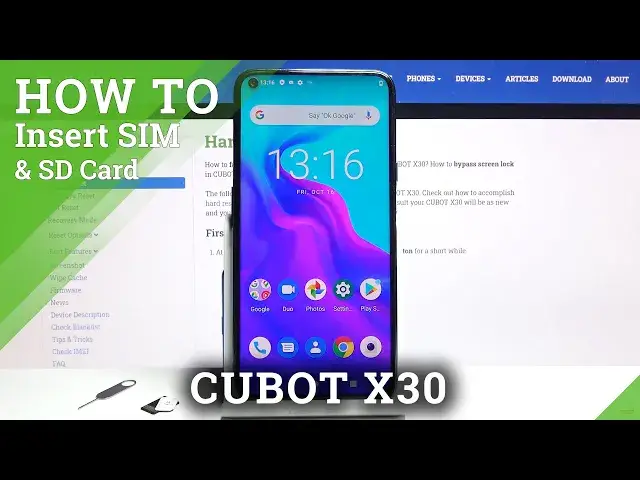Video thumbnail for How to Insert Nano SIM and Micro SD in CUBOT X30 – Find Slots
