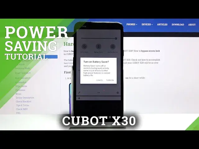 Video thumbnail for How to Turn On Power Saving Mode in CUBOT X30 – Battery Saver