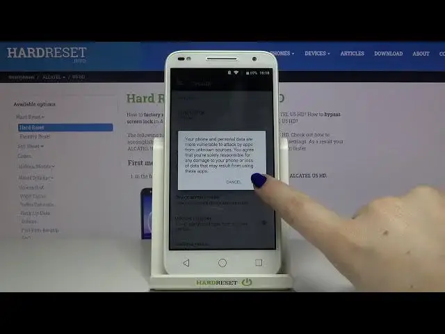 'Video thumbnail for How to Turn On Unknown Sources in ALCATEL U5 HD – Allow App Installation'
