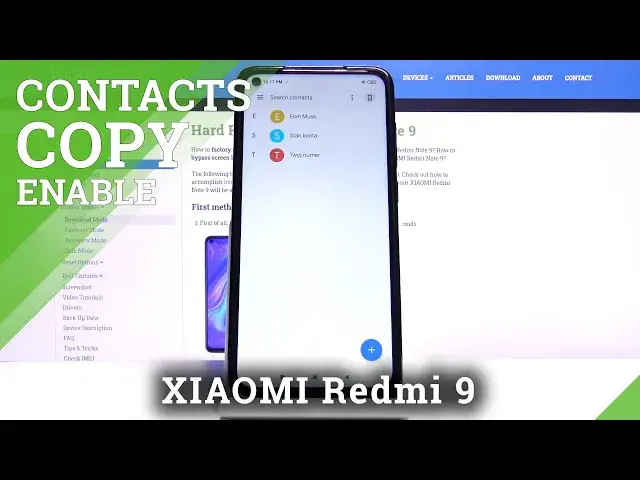 Video thumbnail for How to Copy Contacts in XIAOMI Redmi Note 9 – Import / Export Numbers