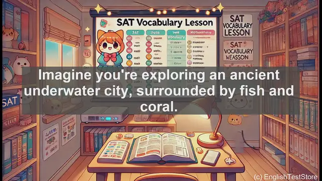 Video thumbnail for 5000 Must Know SAT Vocabulary - SAT Vocab: Submerge - Dive into Its Meaning and Usage