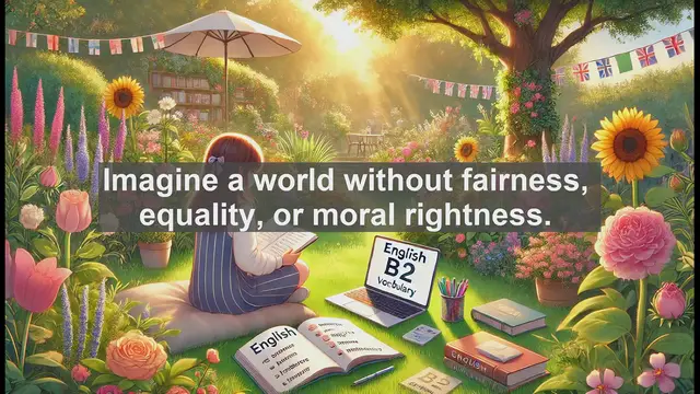 Video thumbnail for 1500 Must Know CEFR B2 Vocabulary - Justice: The Foundation of Fair Societies