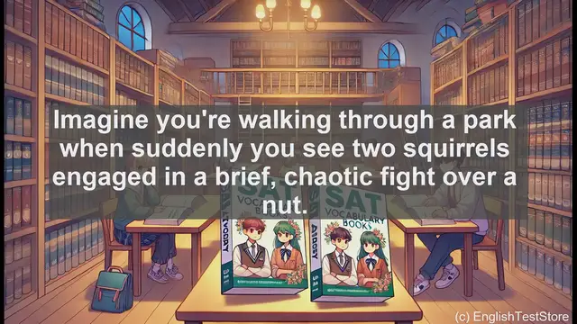 Video thumbnail for 5000 Must Know SAT Vocabulary - Skirmish: A Brief Encounter with Conflict