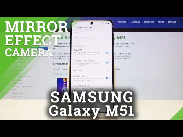 Video thumbnail for How to Manage Camera Mirror Effect on SAMSUNG Galaxy M51